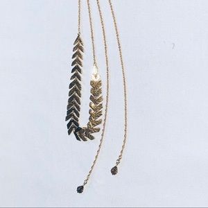 Kate Spade New Leaf Slider Necklace